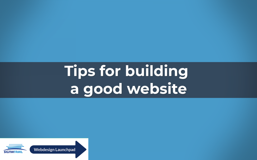 Video – Tips for building a good website