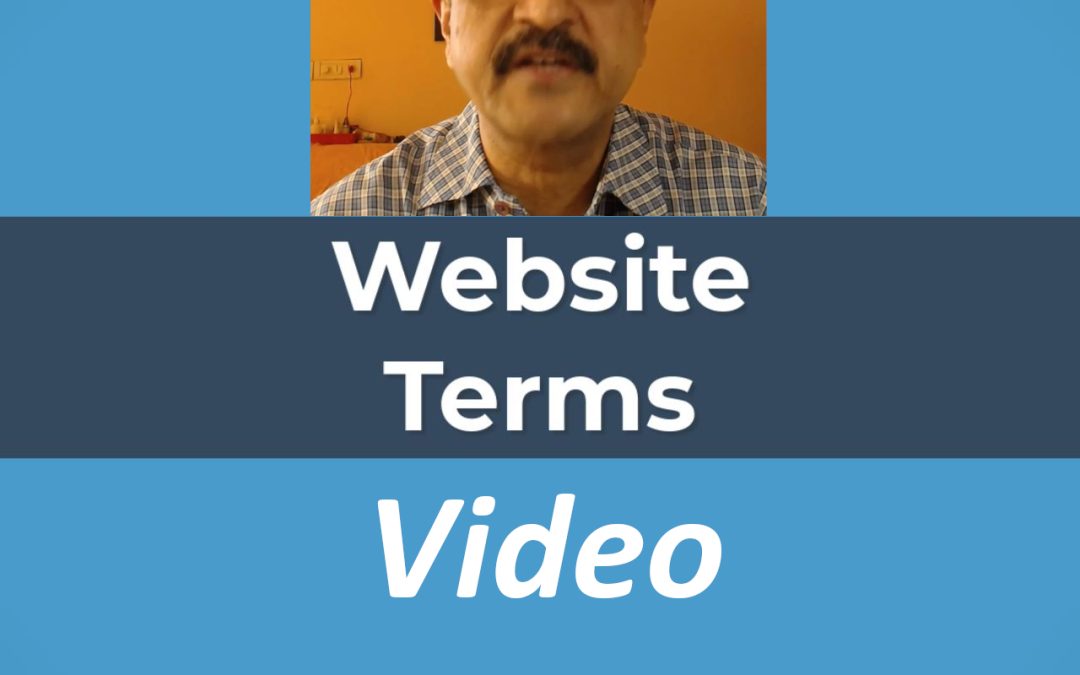 Video – Website Terms